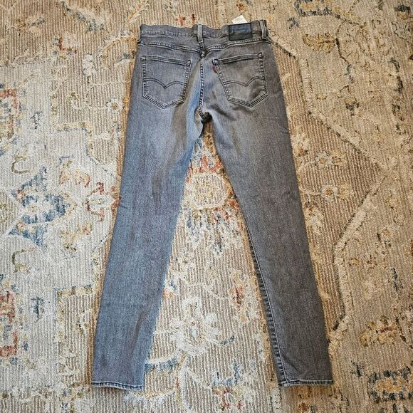 Levis Premium BIG E gray Jeans. 512 33 X 32" Inseam - Picture 2 of 9